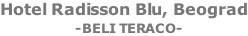 Hotel Radisson Blu, Beograd                -BELI TERACO-